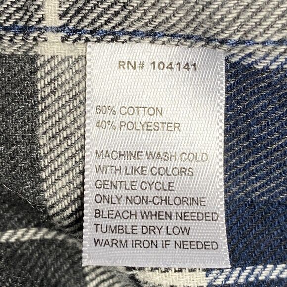 Field Stream Shirt Mens Extra Large Plaid Flannel Casual Hiking Outdoors Camping - Picture 7 of 10